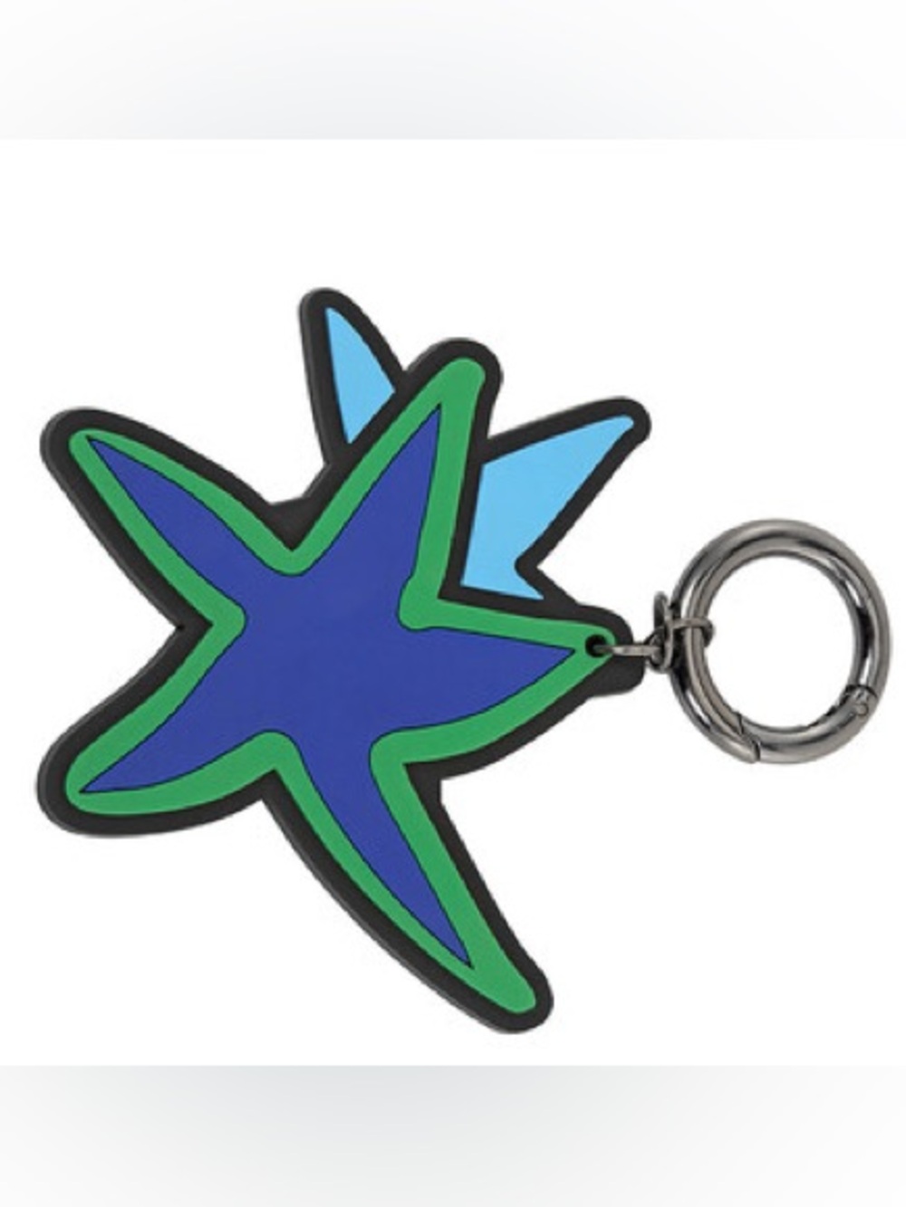 Le Sportsac Ladies Multicolor Star Charm bag purse key